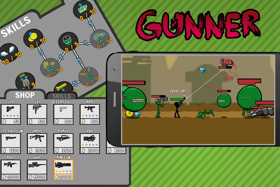 Stickman and gun screenshot 3