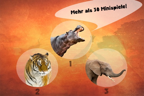 Free Play with Wildlife Safari Animals Sound game Game photo for toddlers in preschool, daycare and the creche screenshot 2