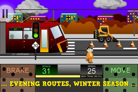 Tram Simulator 2D Premium - City Train Driver - Virtual Pocket Rail Driving Game screenshot 2