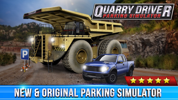 Quarry Driver Parking Game - Real Mining Monster Truck Car Driving Test Park Sim Racing Games