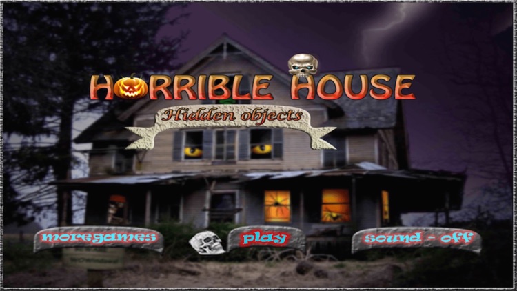 Horrible House Hidden Objects for Kids and Adults