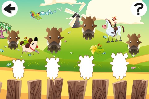 Animal Kids Game: Learn-ing Sort-ing Happy Farm Pets screenshot 2
