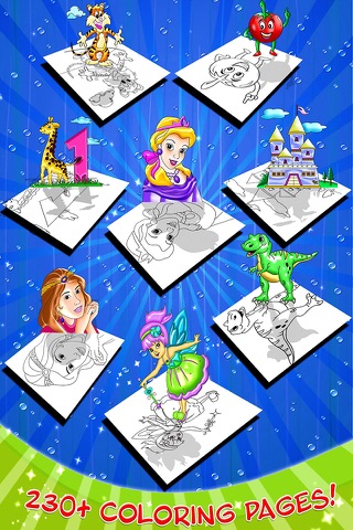 Color Drops - Children’s Animated Draw & Paint Game HD! screenshot 2