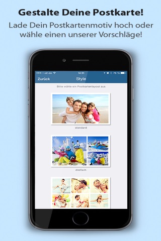Trapoca Postkarten App screenshot 2