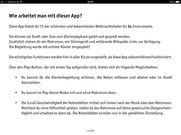 Weihnachtslieder in Bb screenshot-0