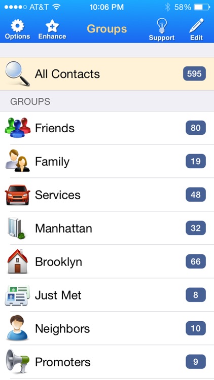 Contacts + Groups screenshot-0