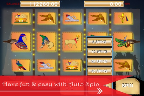 @Night Trail to Pharaoh - the time to spin Egyptian’s Way of Slots Machine Free screenshot 4