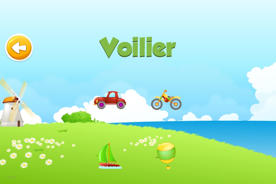 Vehicles and transportation : free coloring, jigsaw puzzles and educative games for kids and toddlers screenshot 3
