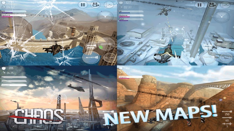 CHAOS Combat Copters -‐ #1 Multiplayer Helicopter Simulator 3D