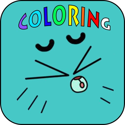 Preschool Coloring Educational Game For Gumball Edition Icon