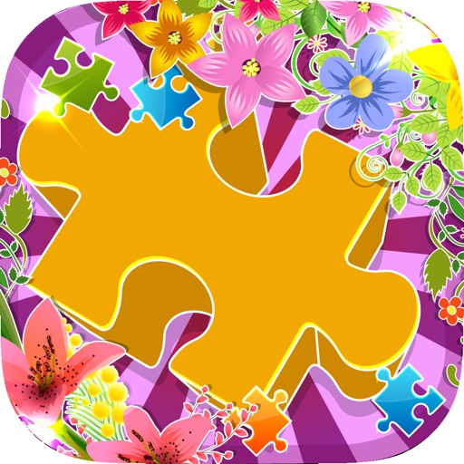 Jigsaw Flower in The Garden HD Puzzle Floral Farm Collection icon
