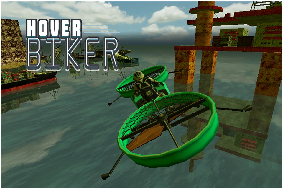 Hover Biker ( 3D Simulation Game ) screenshot 4