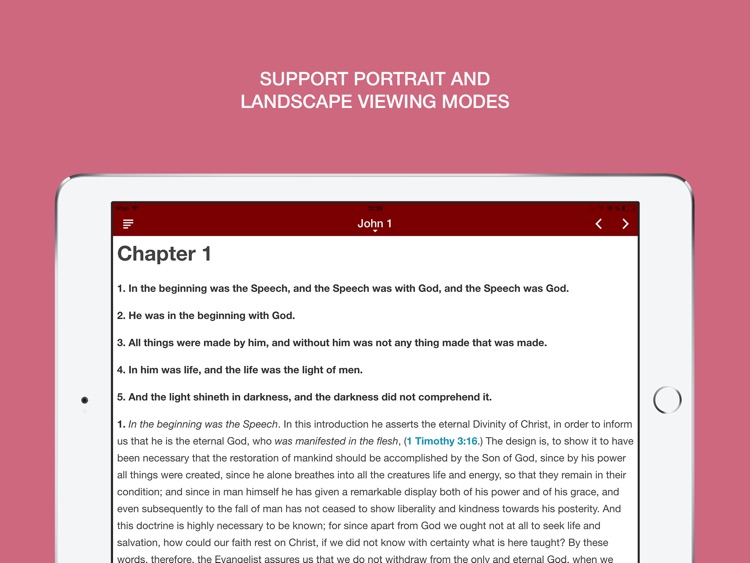 John Calvin Commentary HD - 3x larger than Matthew Henry Bible Commentary screenshot-3