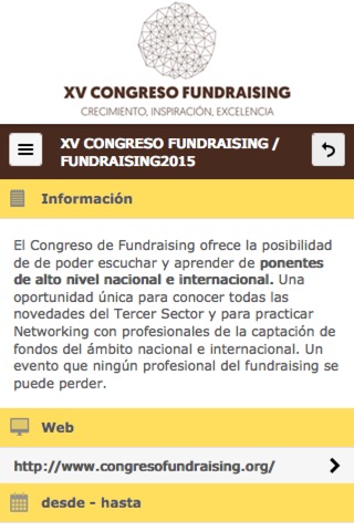 Congreso Fundraising 2015 screenshot 2