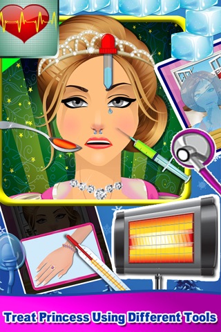 Ice Princess Doctor – Treat snow queen in your hospital clinic and give medical care. screenshot 3