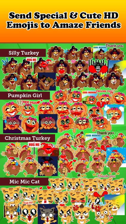 Emoji Kingdom - Christmas Turkey Emoticons