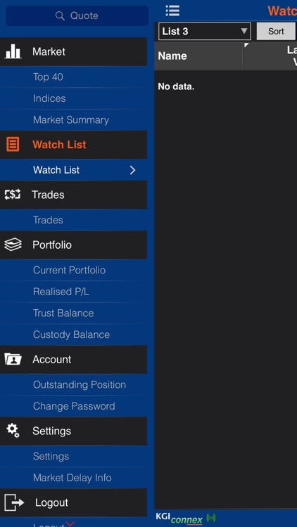 KGI Connex for iPhone