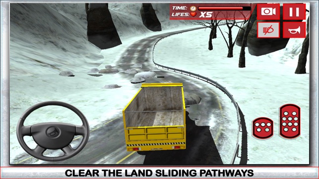 Snow Truck Driver Simulator 3D – Drive the big crane and cle(圖3)-速報App