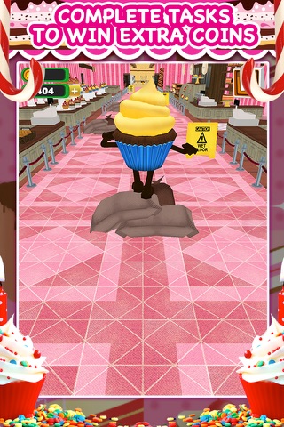 3D Cupcake Girly Girl Bakery Run Game PRO screenshot 4