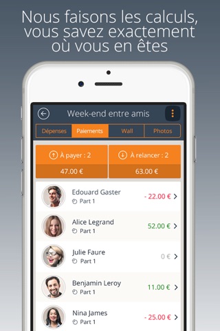 Monexion - Comptes et paiements entre amis – Cagnottes – Gratuit screenshot 3