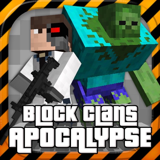 BLOCK CLANS APOCALYPSE - MC Zombie Survival Hunter Mini Game with Multiplayer Worldwide