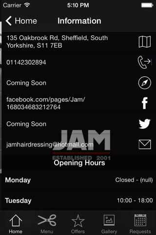 Jam Hairdressing screenshot 2