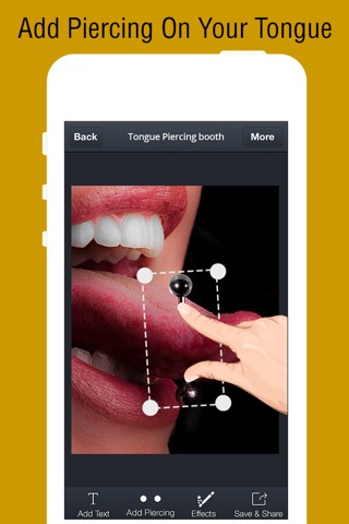 Tongue Piercing Booth - The Barbell Tongue Rings & Oral Piercings App screenshot 2