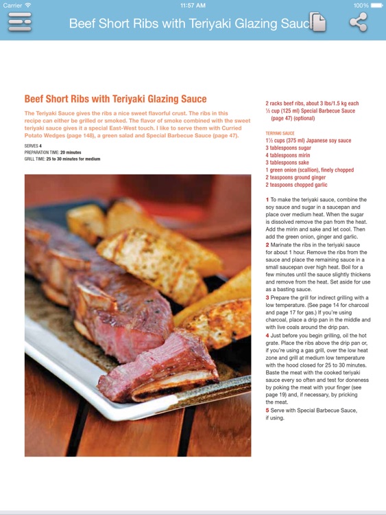 Barbecue Cookbook for iPad
