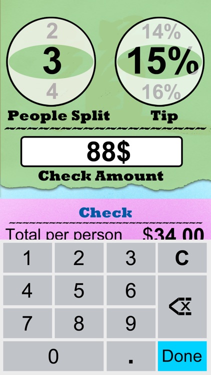 Tip and bill calculator screenshot-3