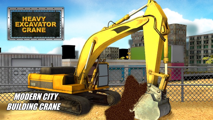 Heavy Excavator Crane 3D – Construction & Digging Machine Simulator Game for Modern City Building screenshot-3