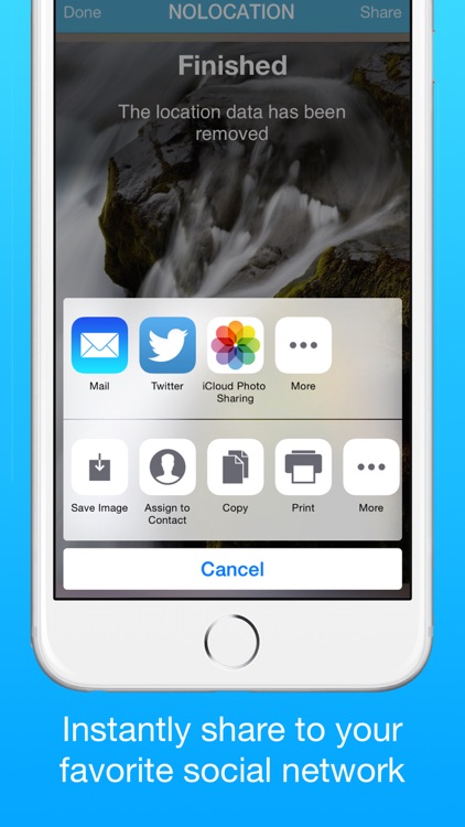 NoLocation - Remove exif data from photos