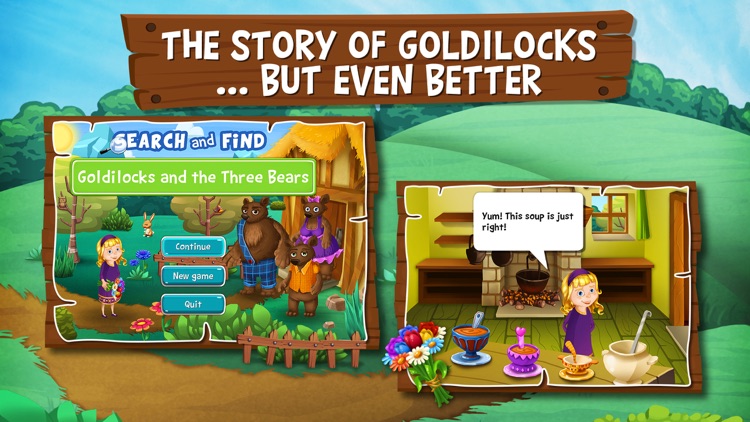 Goldilocks and the Three Bears - Search and find screenshot-0