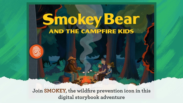 Smokey Bear and the Campfire Kids - A Fingerprint Network App