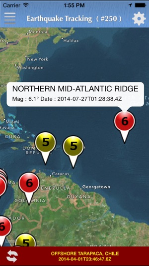 Earthquake Tracking(圖2)-速報App