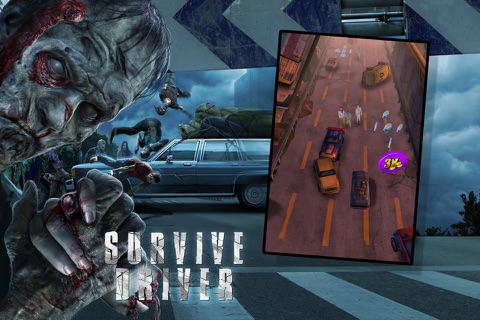 A Survive Driver Free: Best 3D Driver Game in Post Apocalyptic Setting with Zombies and Car Upgrades screenshot 3