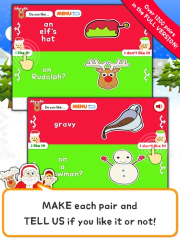 Santa’s Crazy Christmas Mix & Match HD Lite screenshot 3