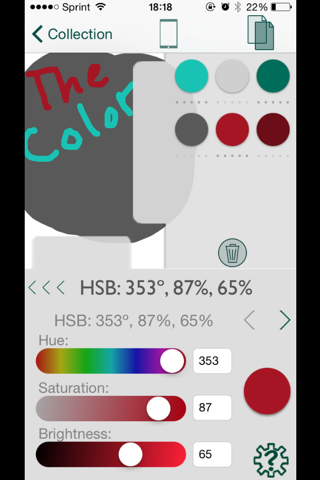 The Color App - Color Palette Selection Tool screenshot 2