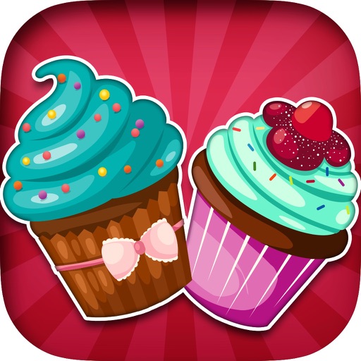 A Cupcake Match FREE - Sweet Treat Puzzle Party Mania icon