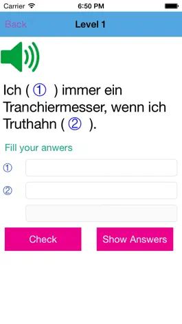 Game screenshot TyGonDE - German Listen Practice Free apk