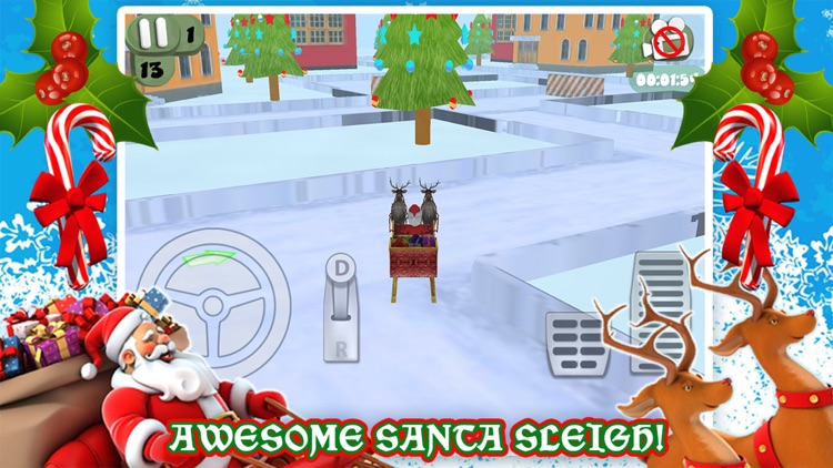 3D Santa's Sleigh Christmas Parking Game FREE