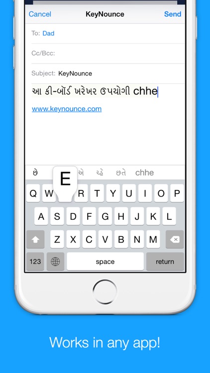 Gujarati Transliteration Keyboard by KeyNounce