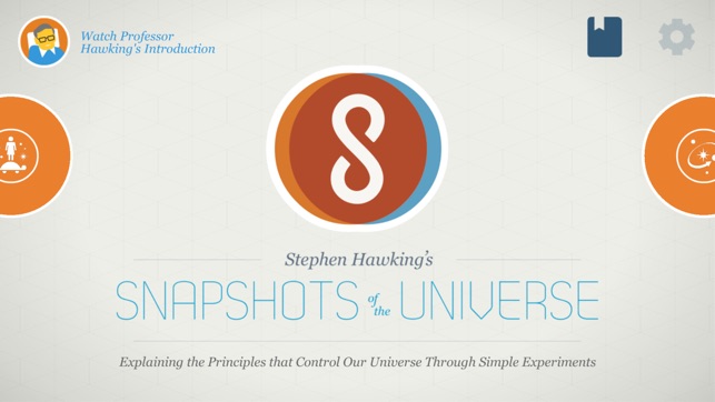 Stephen Hawking's Snapshots of the Unive