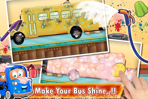 Kids School Bus Spa Simulator screenshot 3
