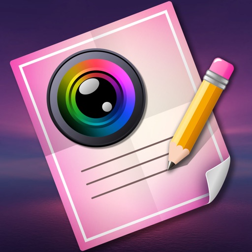 Photo Writer Studio - Add Text to Photos Write Messages and Quotes on Pics with Cute Pic Editor