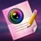 Photo Writer Studio - Add Text to Photos Write Messages and Quotes on Pics with Cute Pic Editor