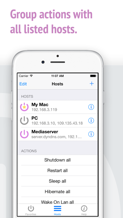 iShutdown - remote power management tool for your Mac and PC Screenshot 2