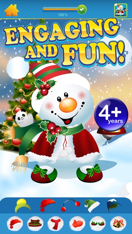 Snowman Mania Design Quest Free App screenshot-4