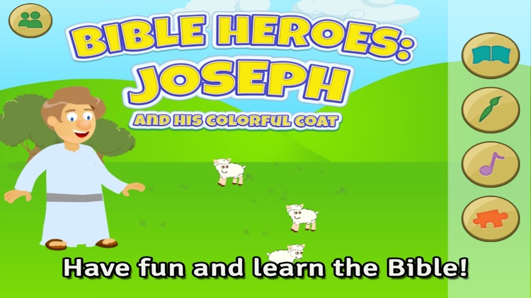Bible Heroes: Joseph and his Multicolor Coat - Bible Story, Coloring, Singing, and Puzzles for Children
