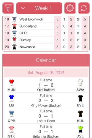 English Football 2013-2014 - Mobile Match Centre screenshot 2
