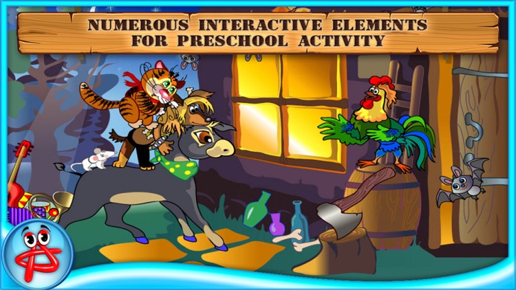 Bremen Town Musicians: Free Interactive Touch Book screenshot-3